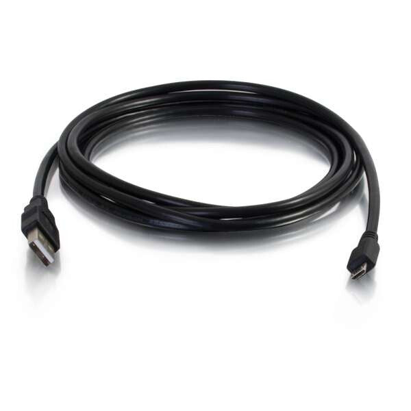 C2G 27395 USB cable USB 2.0 4.6 m USB A Micro-USB B Black