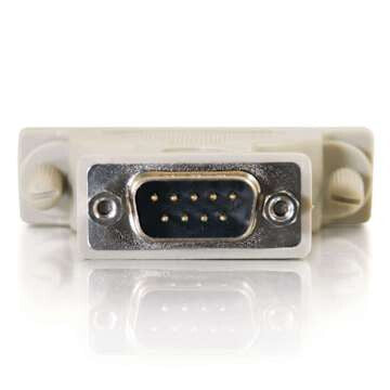 C2G DB9 Male to DB25 Male Serial RS232 Adapter