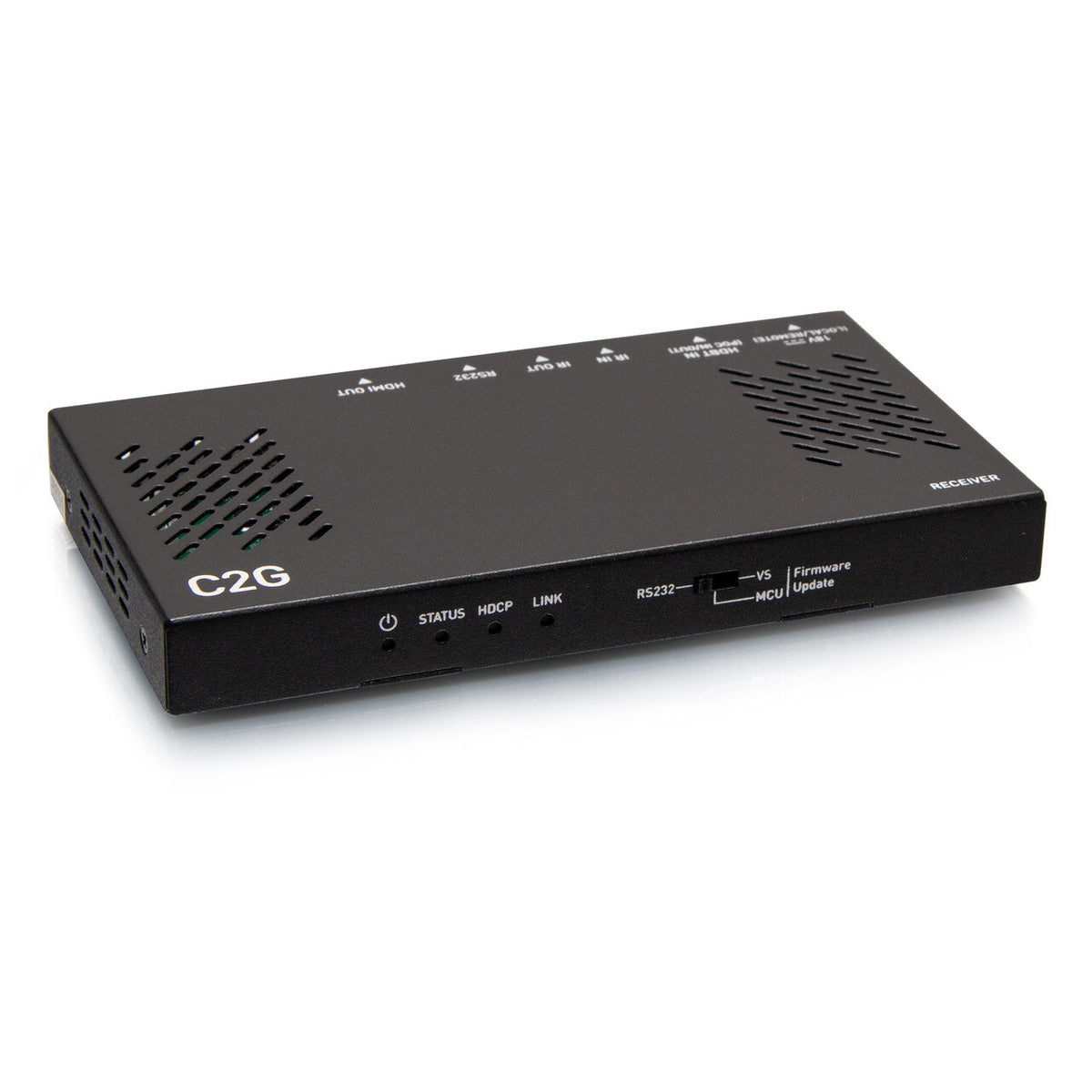 C2G HDMI® Ultra-Slim HDBaseT + RS232 And IR Over Cat Extender Box Receiver - 4K 60Hz