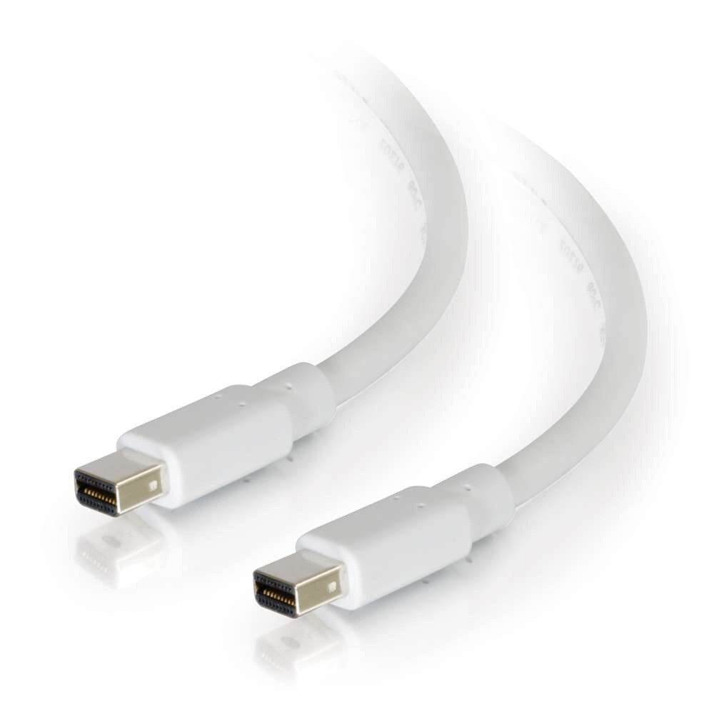 C2G 10ft (3m) Mini DisplayPortTM Cable 4K 30Hz - White