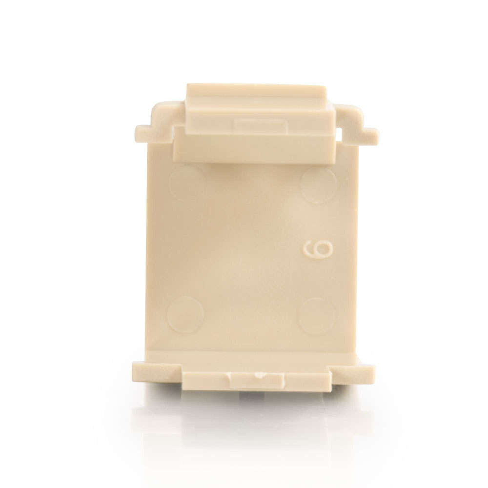 C2G Snap-In Blank Keystone Insert Module - Ivory