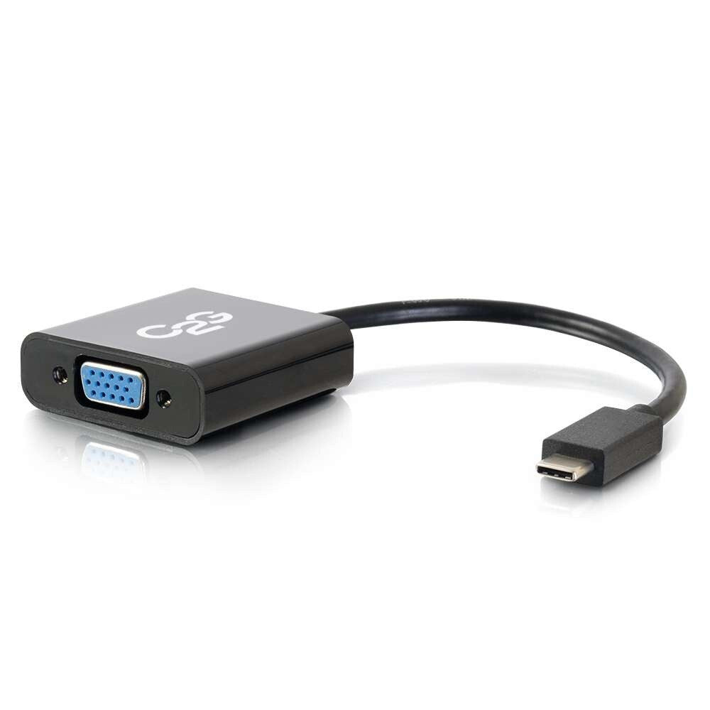 C2G USB-C® to VGA Video Adapter Converter - Black
