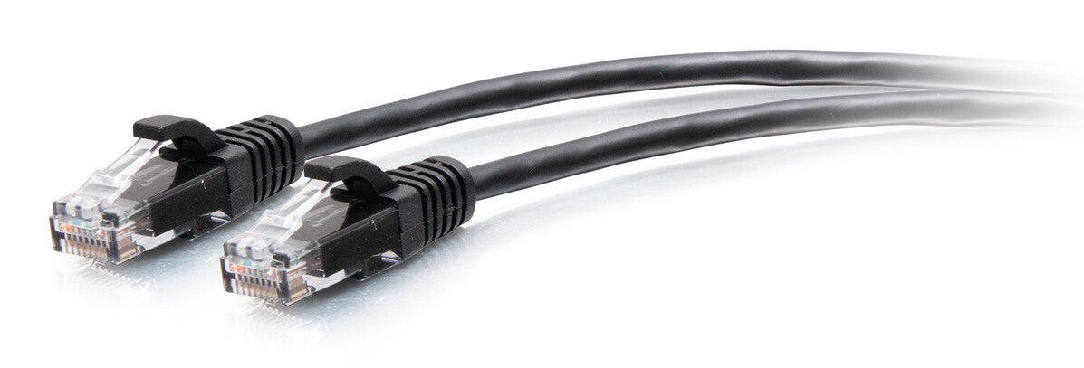 C2G 3.7m Cat6a Snagless Unshielded (UTP) Slim Ethernet Patch Cable - Black