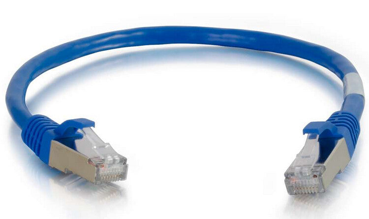 C2G 30ft. Cat6a RJ-45 networking cable Blue 9.14 m S/FTP (S-STP)