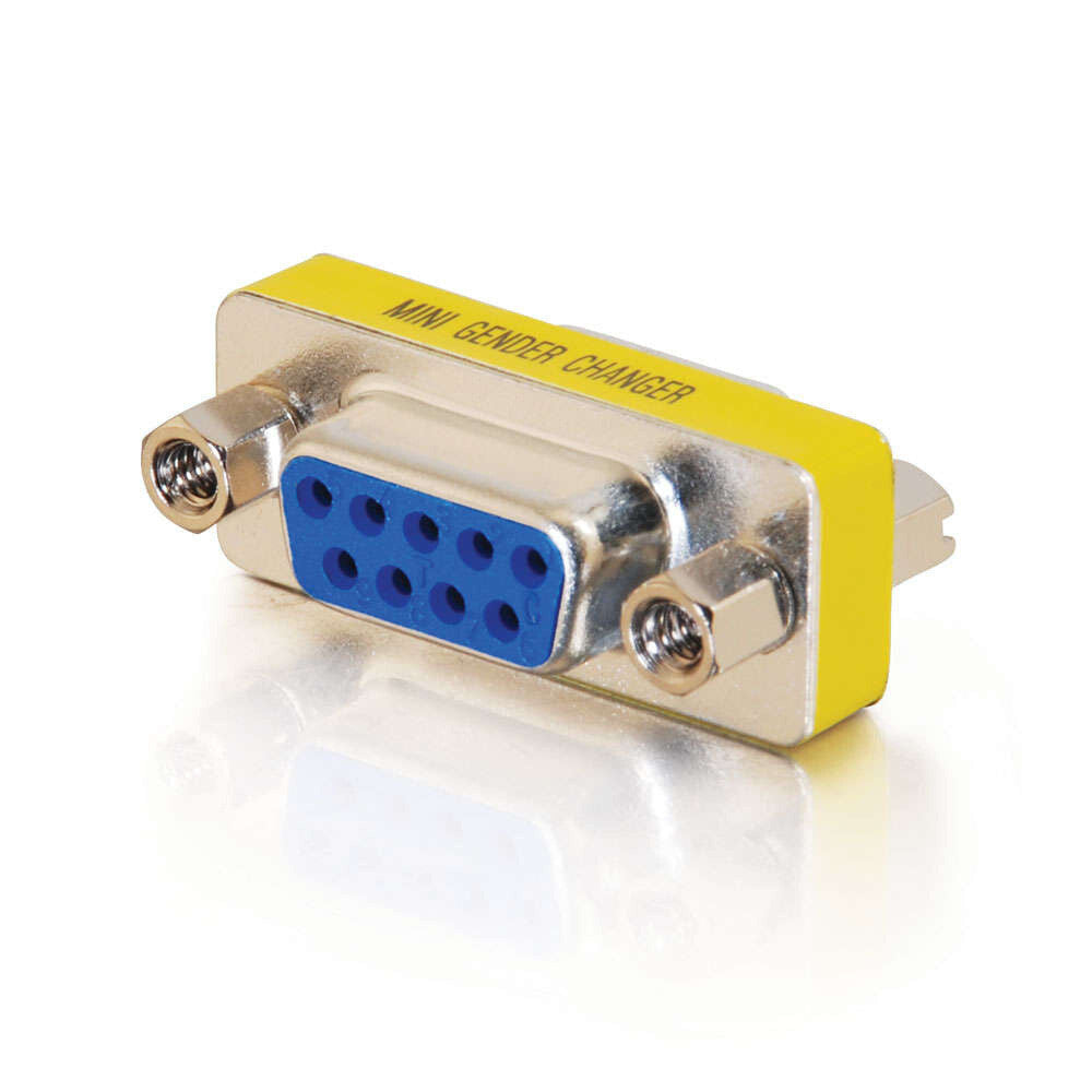C2G DB9 F/F Serial RS232 Mini Gender Changer (Coupler)