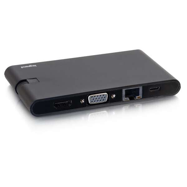C2G 26916 laptop dock/port replicator USB 3.2 Gen 1 (3.1 Gen 1) Type-C Black