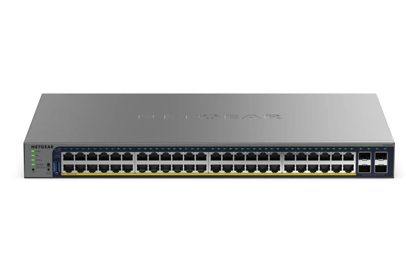 NETGEAR GS752TPv3 Managed L2/L3/L4 Fast Ethernet (10/100) Power over Ethernet (PoE) 1U Black