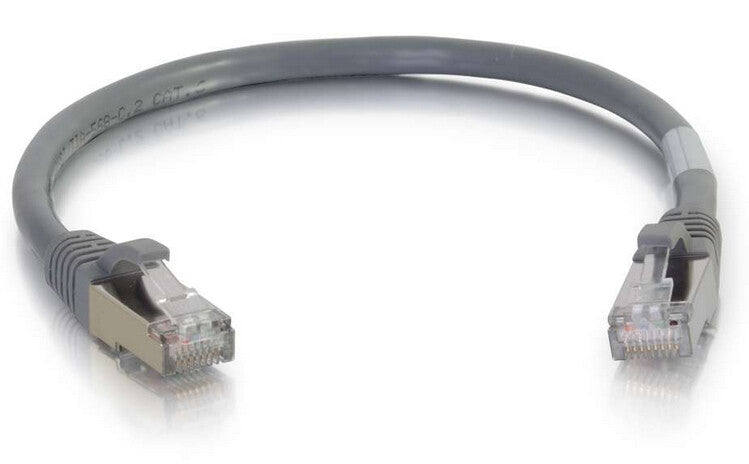 C2G 7ft. Cat6a RJ-45 networking cable Grey 2.13 m S/FTP (S-STP)