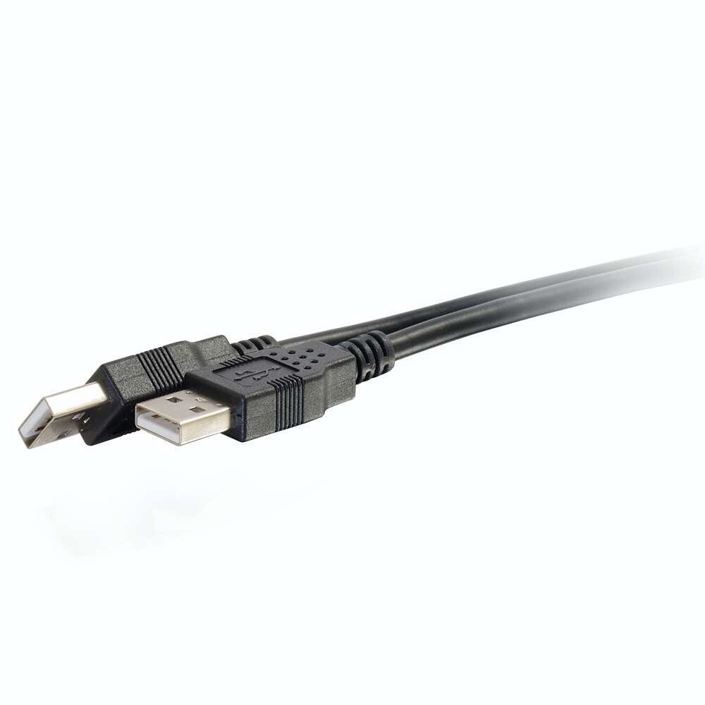 C2G 3.3ft (1m) USB 2.0 A Male to A Male Cable - Black