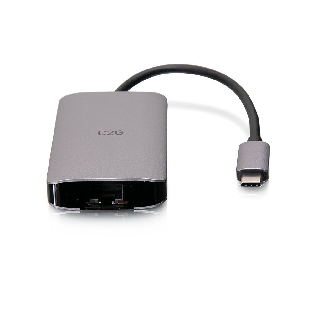 C2G USB-C® 4-in-1 Mini Dock with HDMI®, USB-A, Ethernet, and USB-C Power Delivery up to 100W - 4K 30Hz