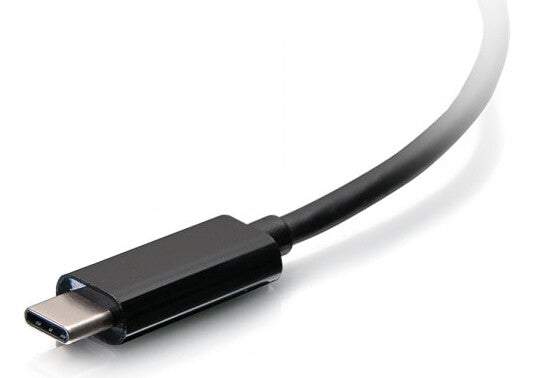 C2G USB-C Multiport Adapter, 4-in-1 Video Adapter with HDMI, DisplayPort, DVI, & VGA - 4K 60Hz