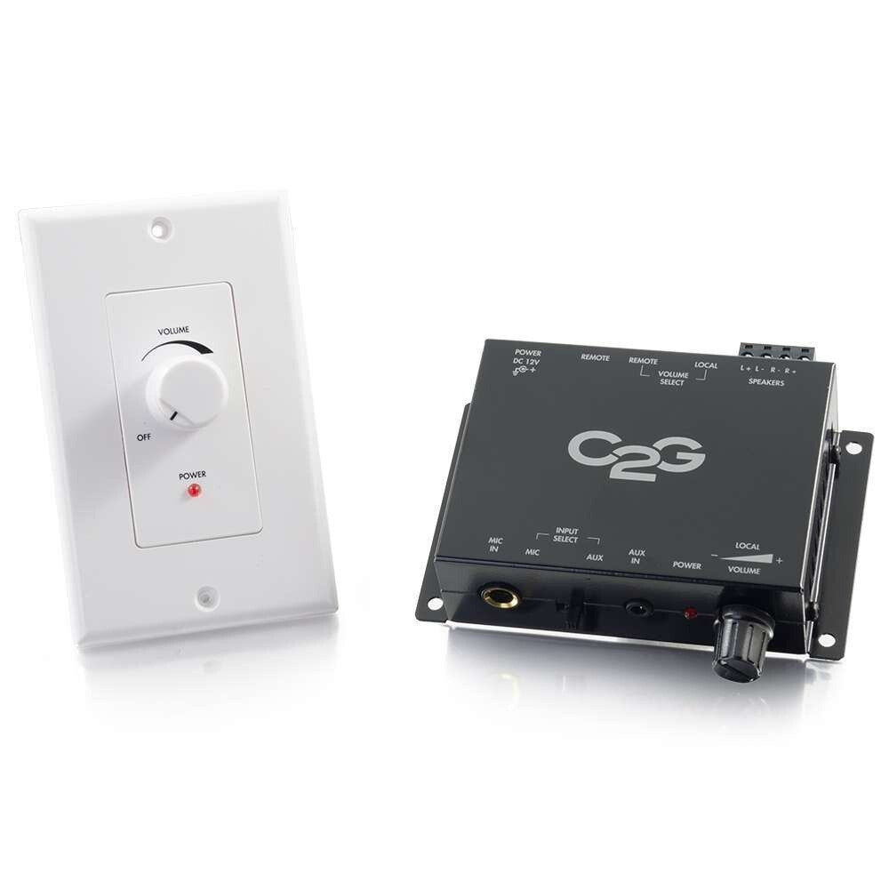 C2G Compact Amplifier With External Volume Control