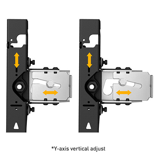 Chief TiLEDTM Left dvLED Wall Mount for Unilumin USLIM Series, 500 mm Tall