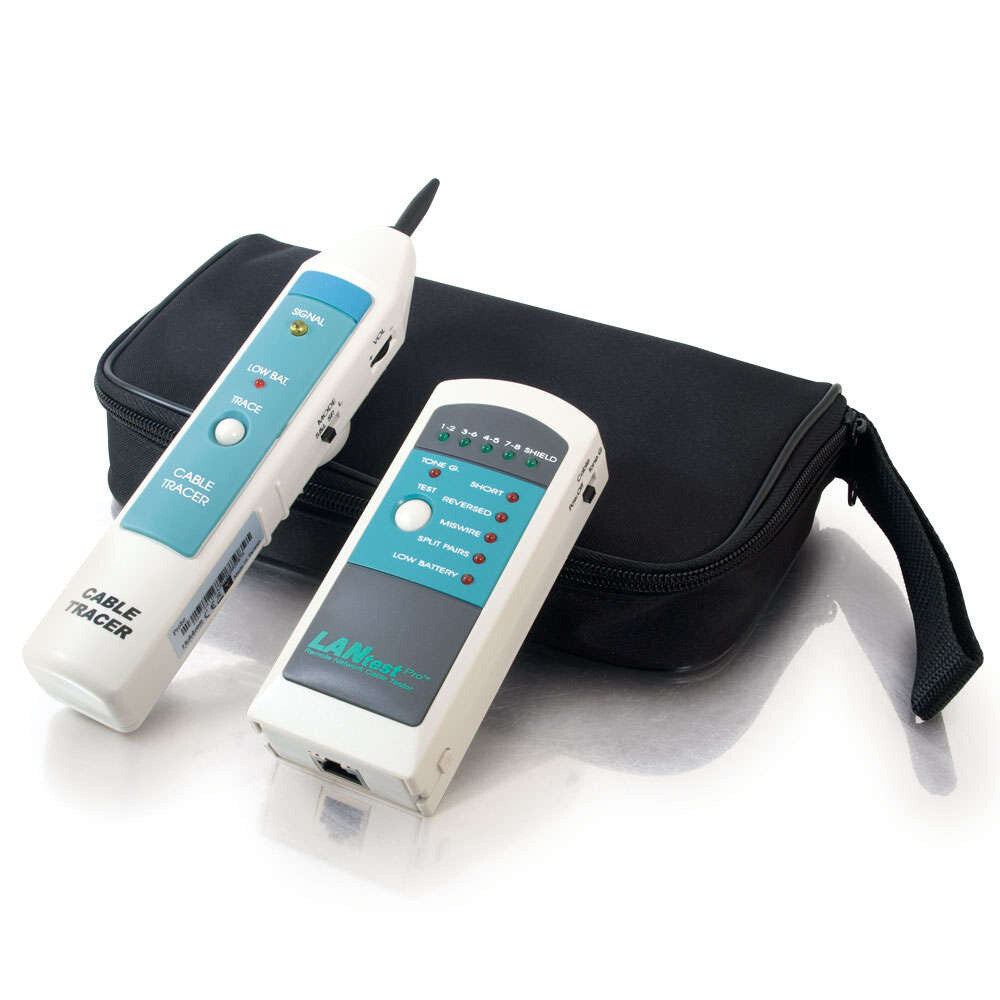 C2G LANtest Pro Remote Network Cable Tester with Tone and Probe