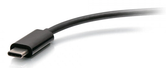 C2G USB-C® to HDMI®, VGA, USB-A, and RJ45 Multiport Adapter - 4K 30Hz - Black