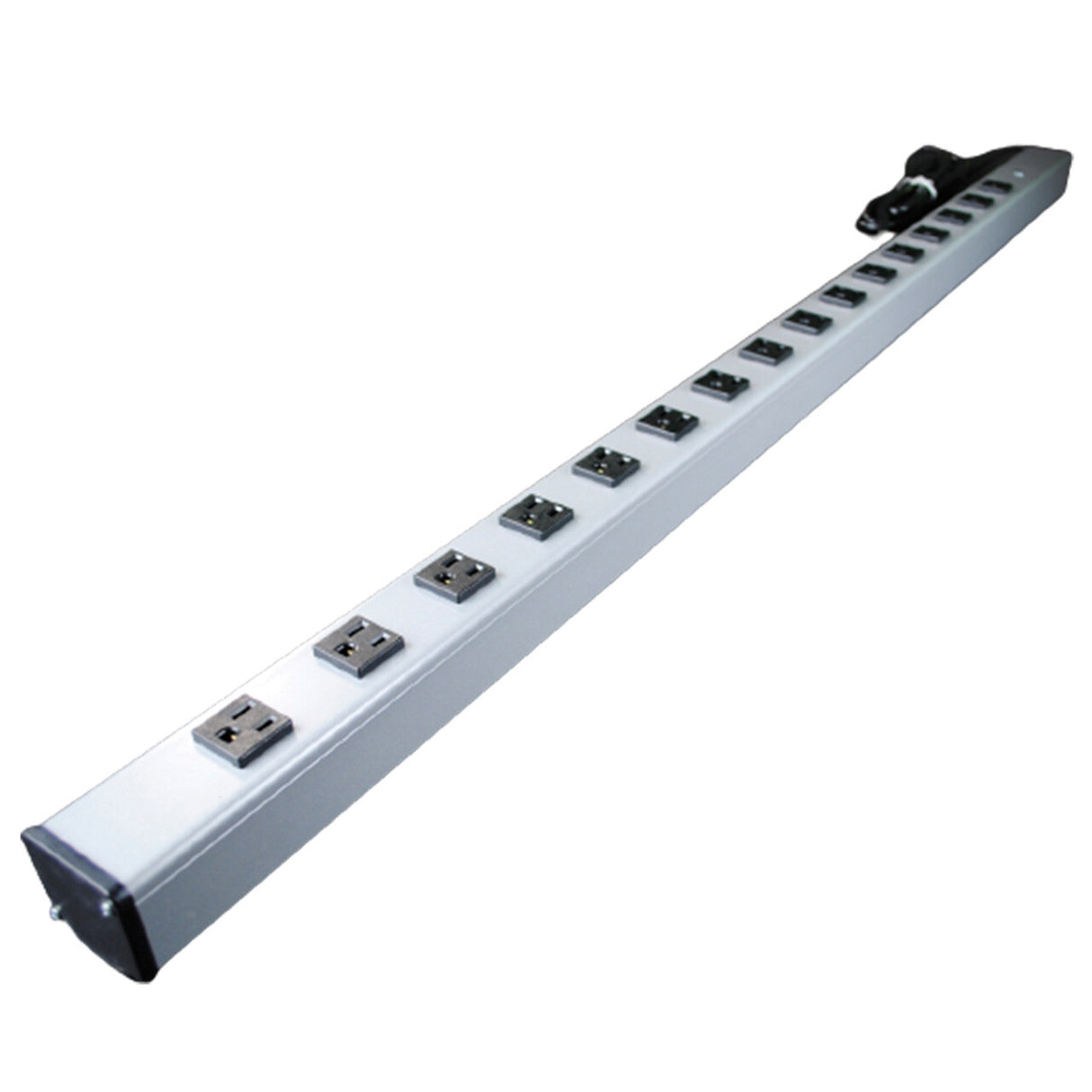 WIREMOLD UL404BC power extension 1.8 m 16 AC outlet(s) Indoor Black, White