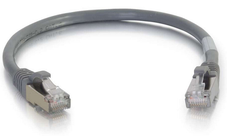 C2G 1ft. Cat6a RJ-45 networking cable Grey 0.3 m S/FTP (S-STP)