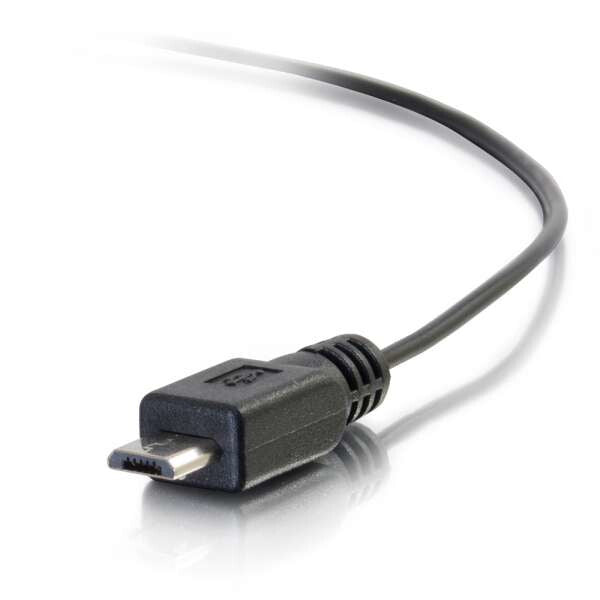 C2G 27053 USB cable USB 2.0 0.45 m USB A Micro-USB B Black