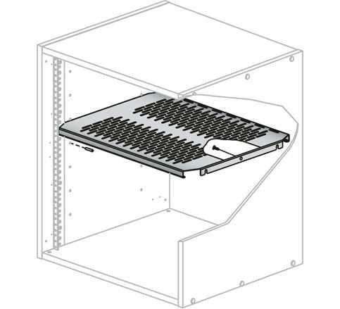 Middle Atlantic Products 4 Point Rackshelf, 18 inches Deep for BRK-3P Series Racks
