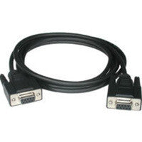 C2G 10ft DB9 F/F Null Modem Cable signal cable 3.05 m Black