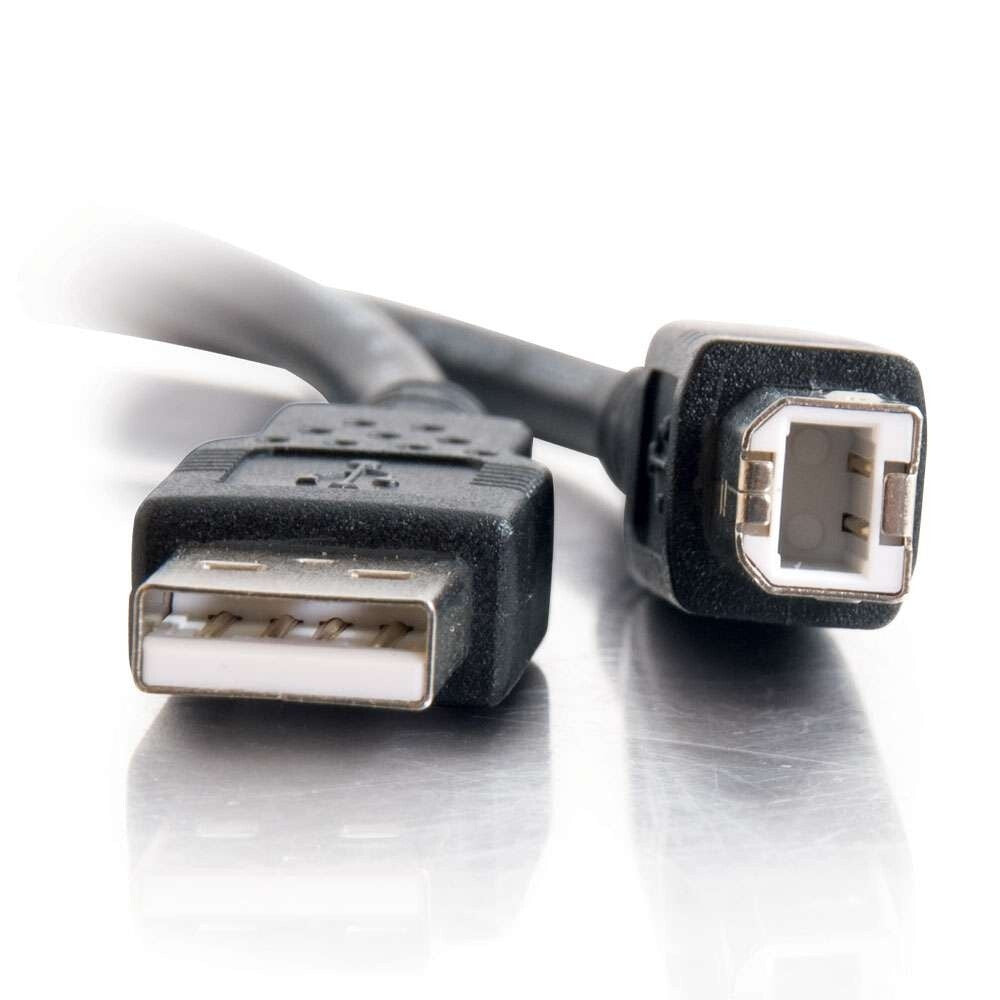 C2G 1m USB 2.0 A/B Cable - Black (3.3 ft)