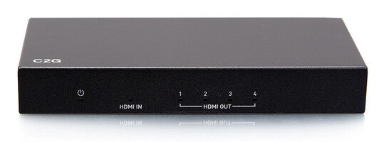 C2G 4-Port HDMI® Distribution Amplifier Splitter - 4K 60Hz