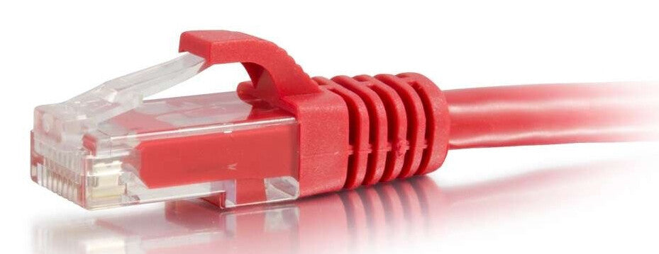 C2G 30ft (9.1m) Cat6 Snagless Unshielded UTP Ethernet Network Patch Cable - Red
