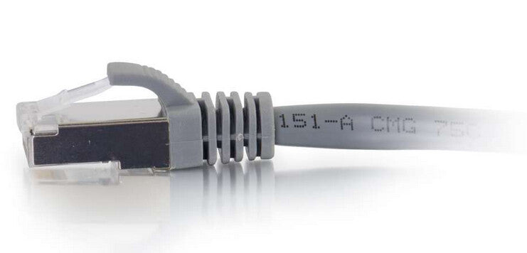 C2G 1ft. Cat6a RJ-45 networking cable Grey 0.3 m S/FTP (S-STP)