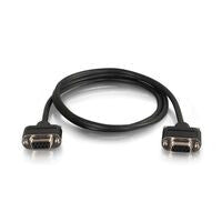C2G 52148 serial cable Black 1.6 m DB9