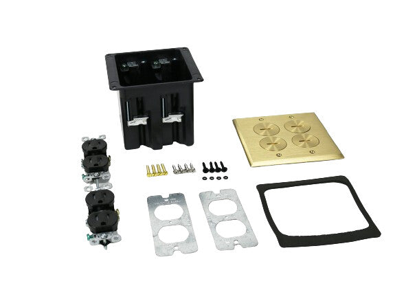 WIREMOLD WMFB2DR2B outlet box accessory Black, Gold, Silver 1 pc(s)