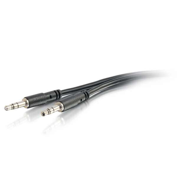 C2G 6 ft Slim Aux 3.5mm Audio Cable - M/M