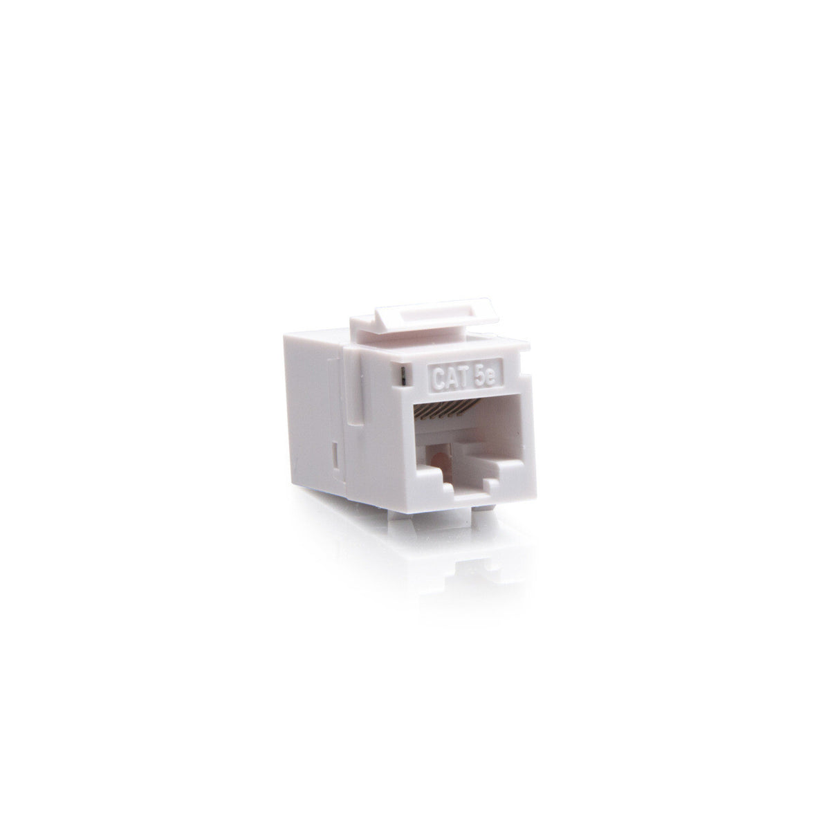 C2G RJ45 (8P8C) Coupler Keystone Insert Module - White