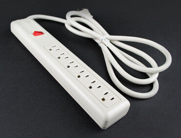 WIREMOLD P6 power extension 1.8 m 6 AC outlet(s) White