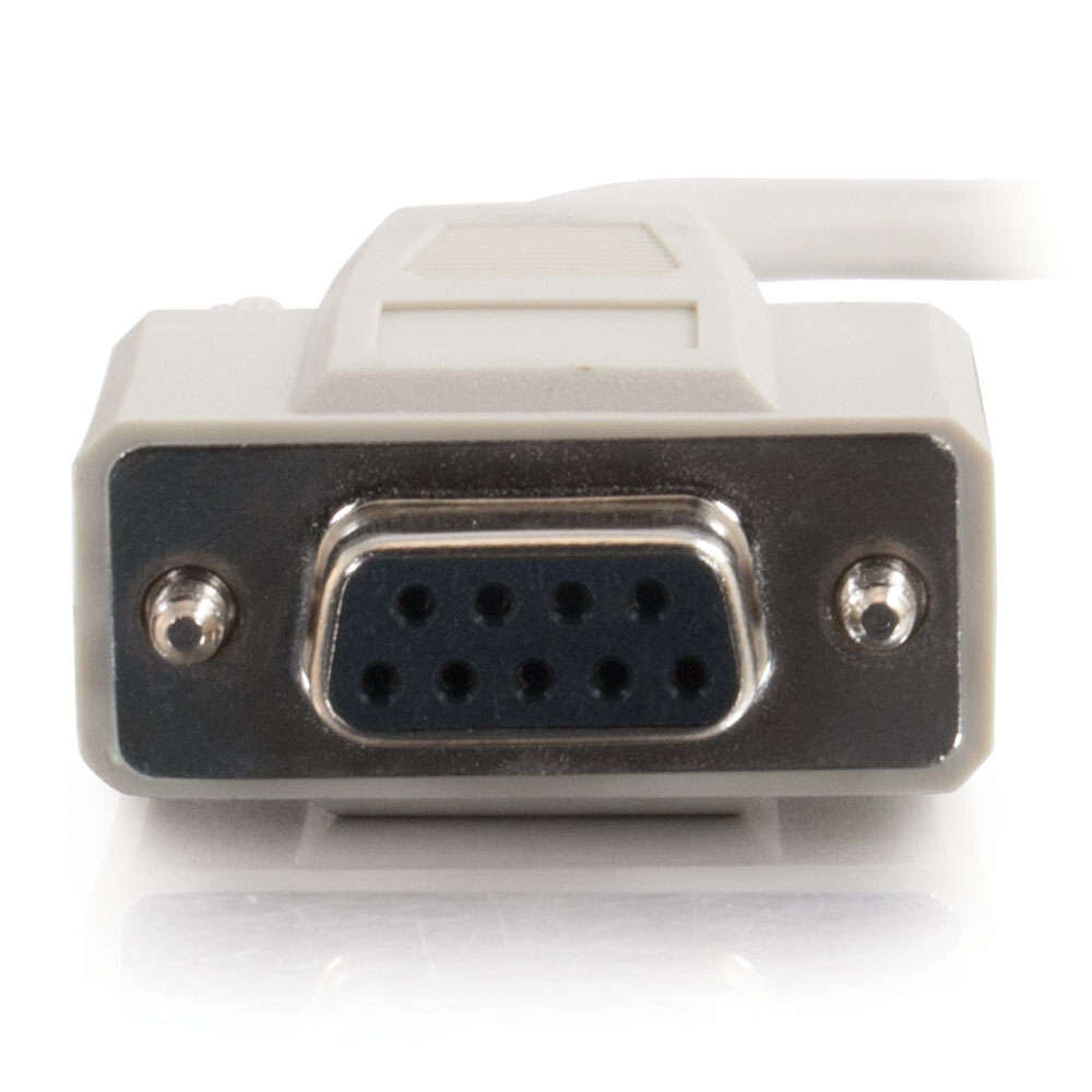 C2G 6ft (1.8m) DB9 Female to DB25 Male Serial RS232 Modem Cable