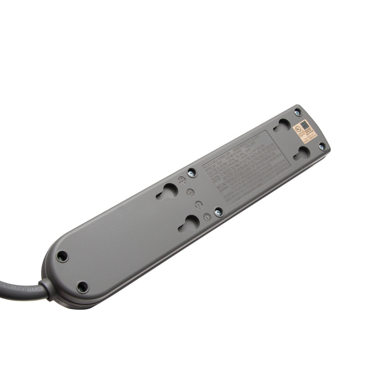 C2G 6-Outlet Power Strip with Surge Suppressor
