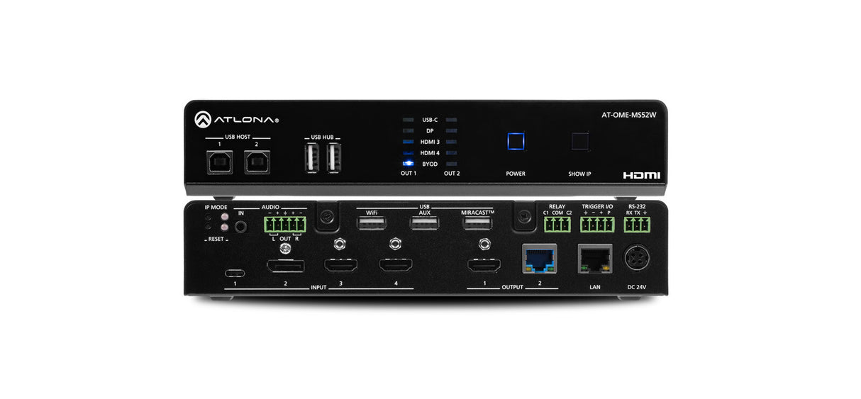 Atlona AT-OME-MS52W matrix switcher AV matrix switcher 130 W