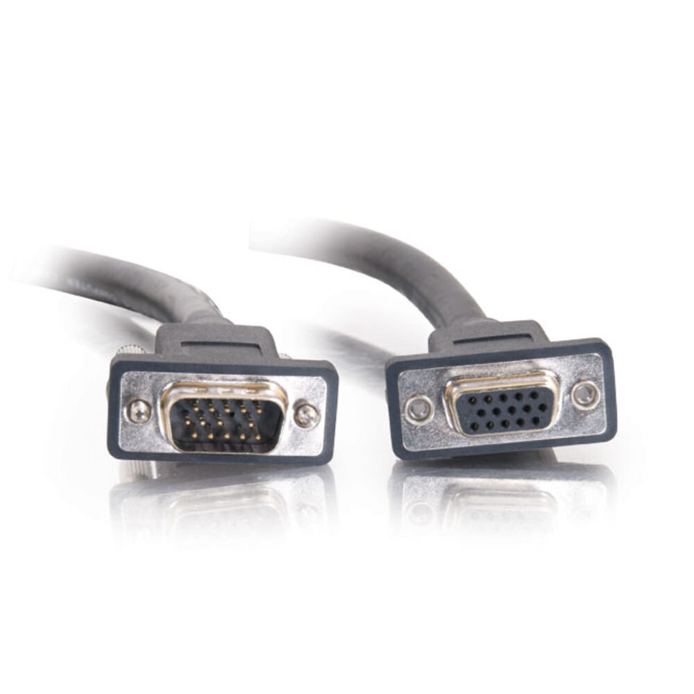 C2G 1ft (0.3m) Panel-Mount HD15 SXGA M/F Monitor Extension Cable