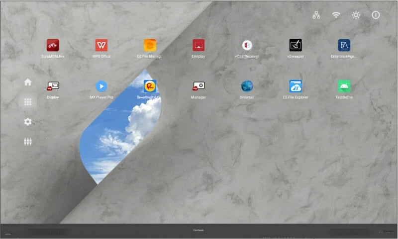 Viewsonic LDP135-151 Signage Display Digital signage flat panel 3.43 m (135") LED Wi-Fi 600 cd/m² Full HD Black Android 9.0