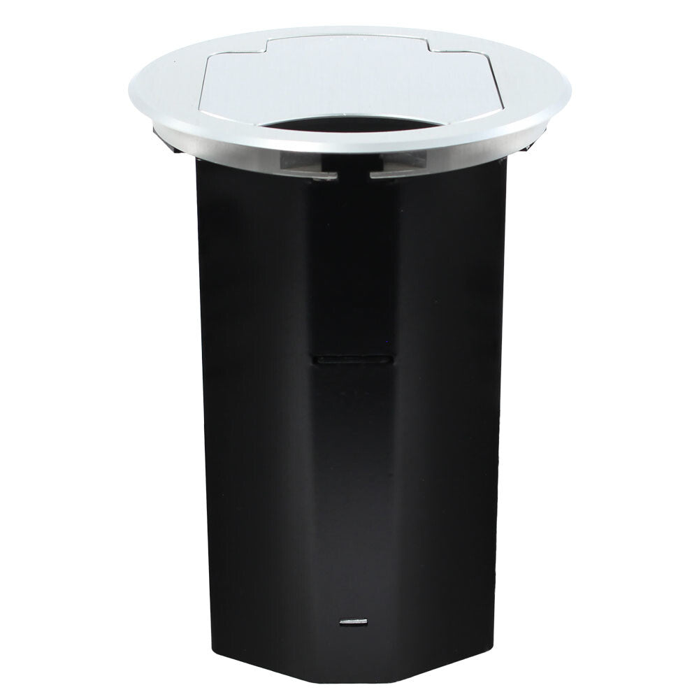 FSR T3-AC2CP-ALM outlet box Type B Aluminium, Black