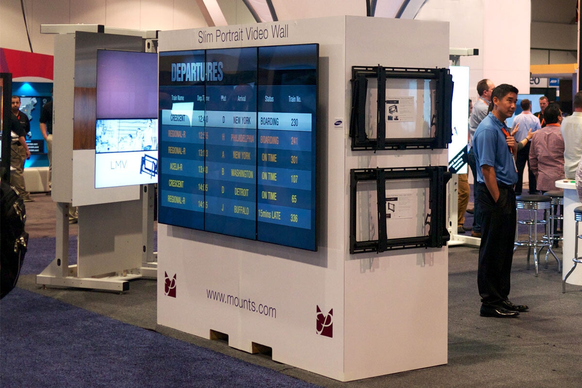 Premier Mounts LMVSP signage display mount 165.1 cm (65") Black