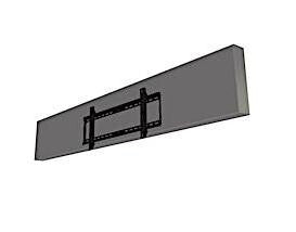Crimson AV F86LG signage display mount 2.18 m (86") Black