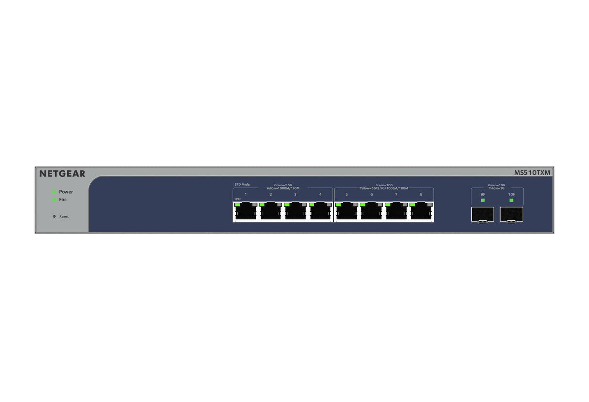 NETGEAR 10-Port Multi-Gigabit/10G Ethernet Smart Switch (MS510TXM)