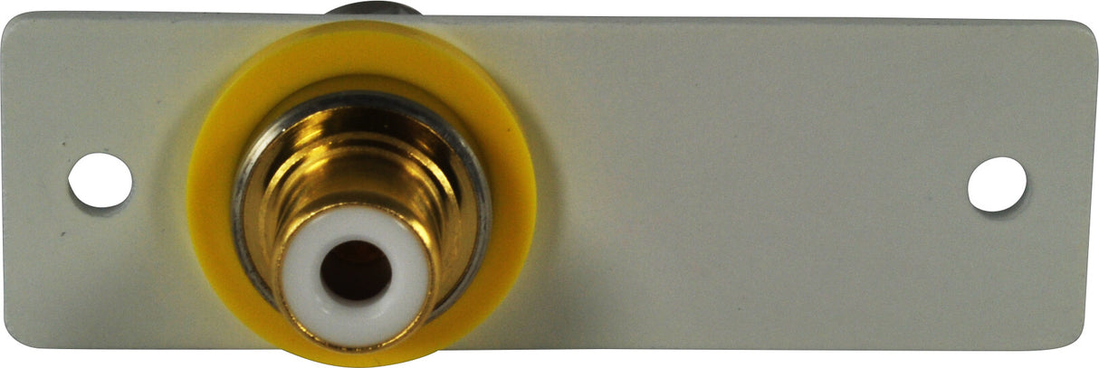 FSR IPS-V213S-WHT socket-outlet RCA White, Yellow