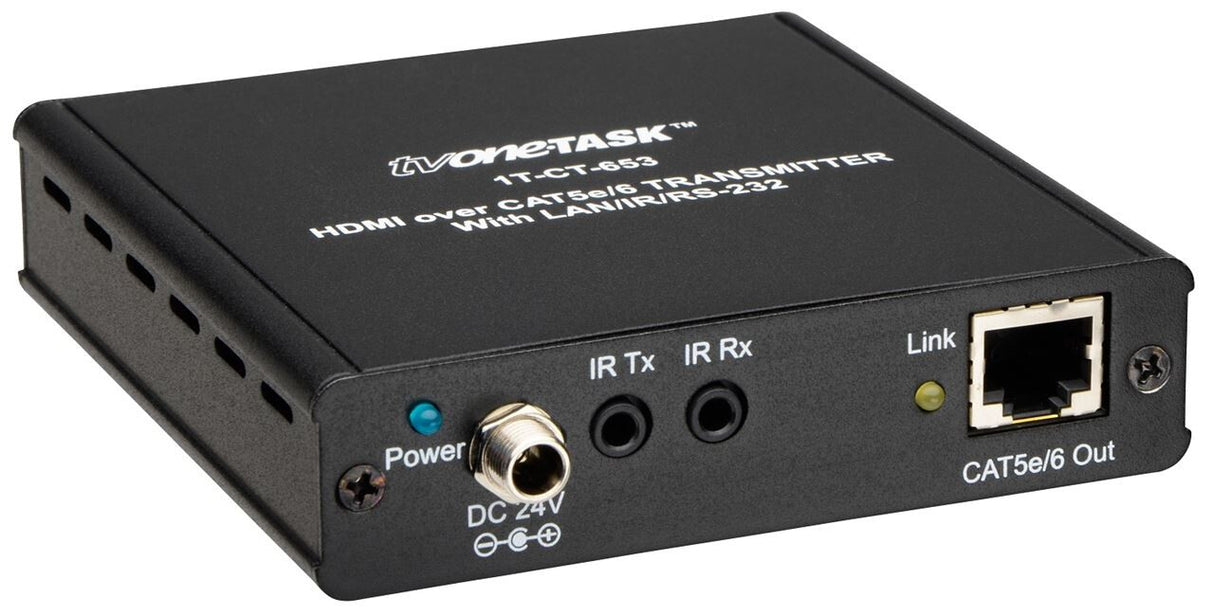 TV One 1T-CT-653 AV extender AV repeater Black