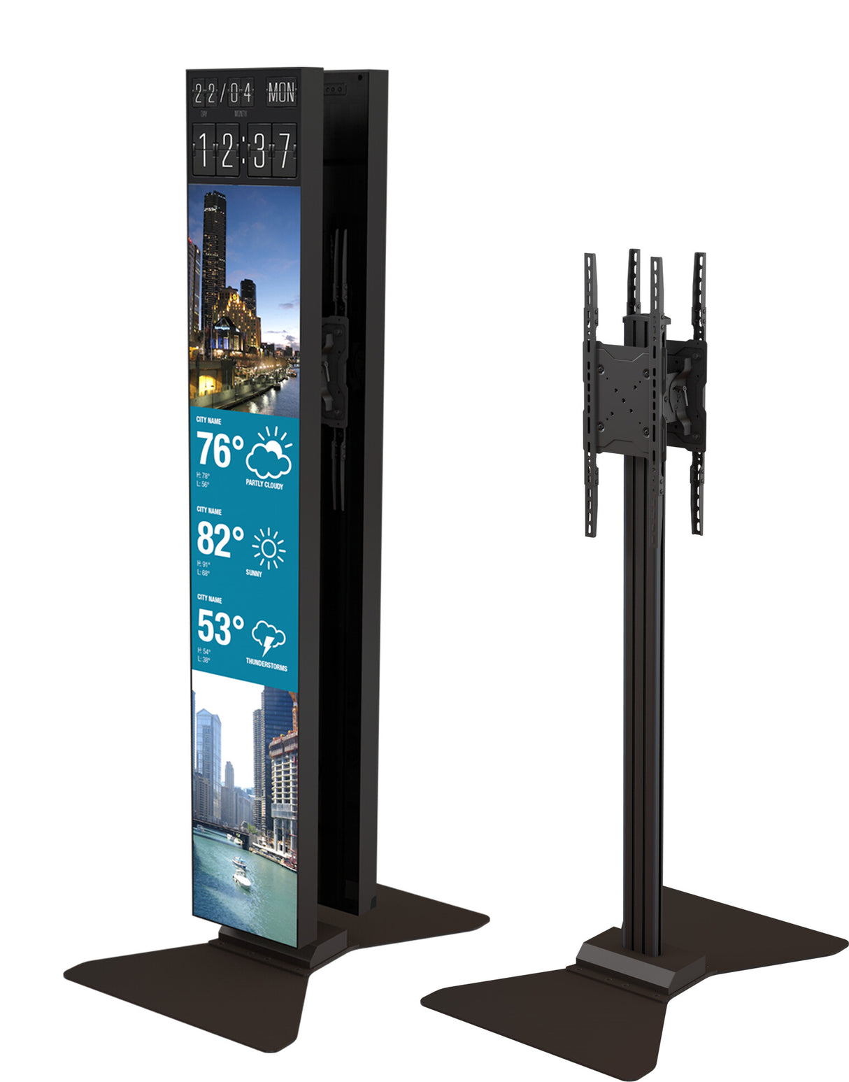 Crimson AV S86LGD signage display mount 2.18 m (86") Black