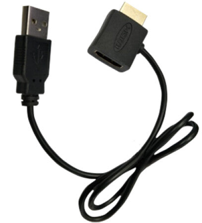 TV One MG-AOC-66P cable gender changer 2 x HDMI Type A (Standard) USB 2.0 Black