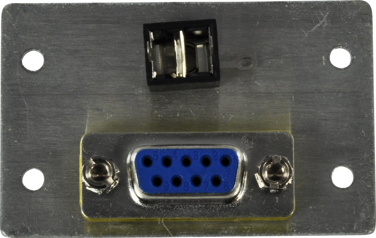 FSR IPS-AV923D-WHT socket-outlet VGA (D-Sub) + 3.5 mm Blue, White