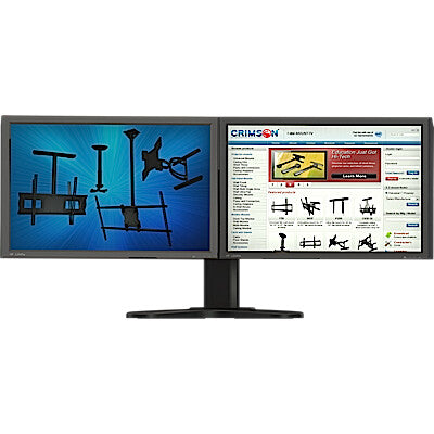 Crimson AV DSH2 monitor mount / stand 61 cm (24") Black Desk