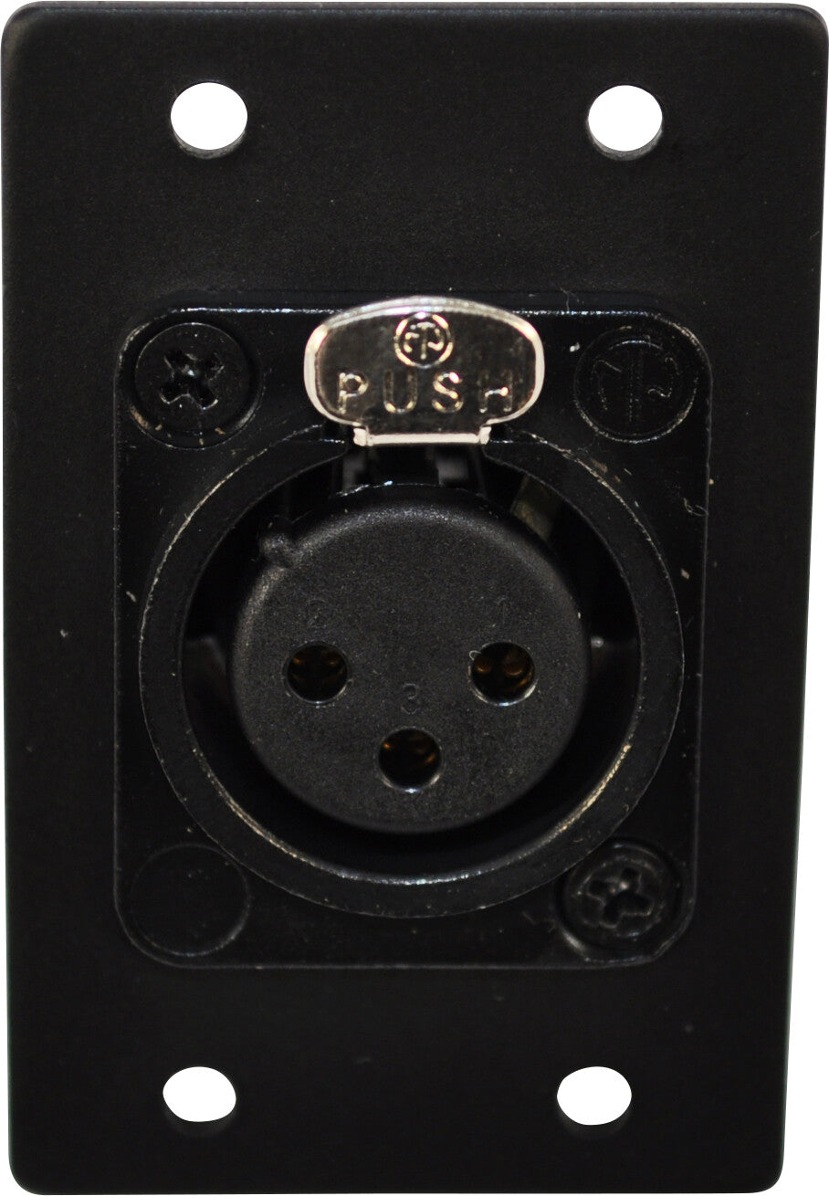 FSR IPS-A611D-BLK socket-outlet XLR Black