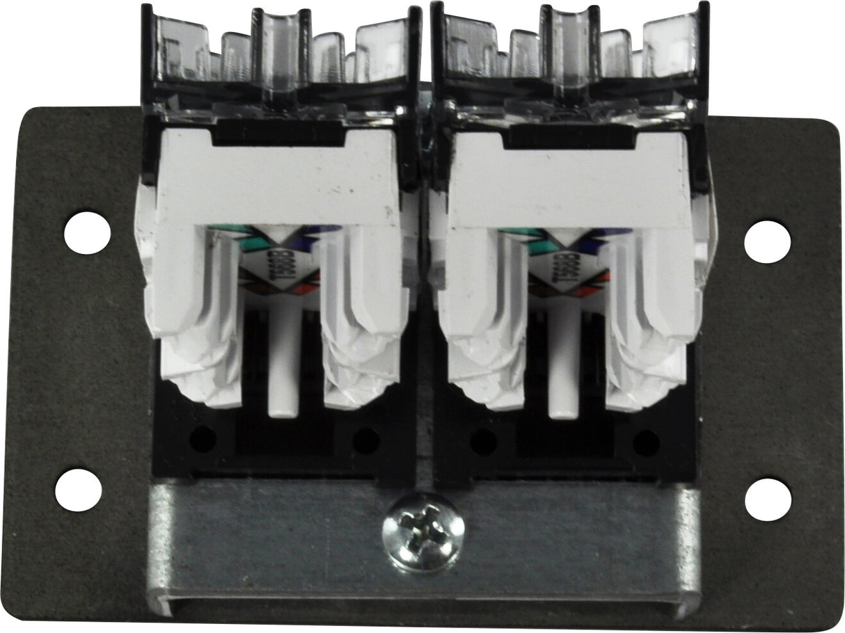 FSR IPS-D720D-BLK socket-outlet RJ-45 Black, White